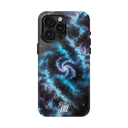 Blue Eclipse Galaxy Tough Phone Case