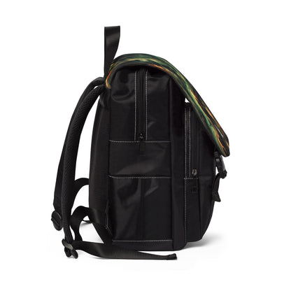 Golden Orbit Galaxy Casual Shoulder Backpack