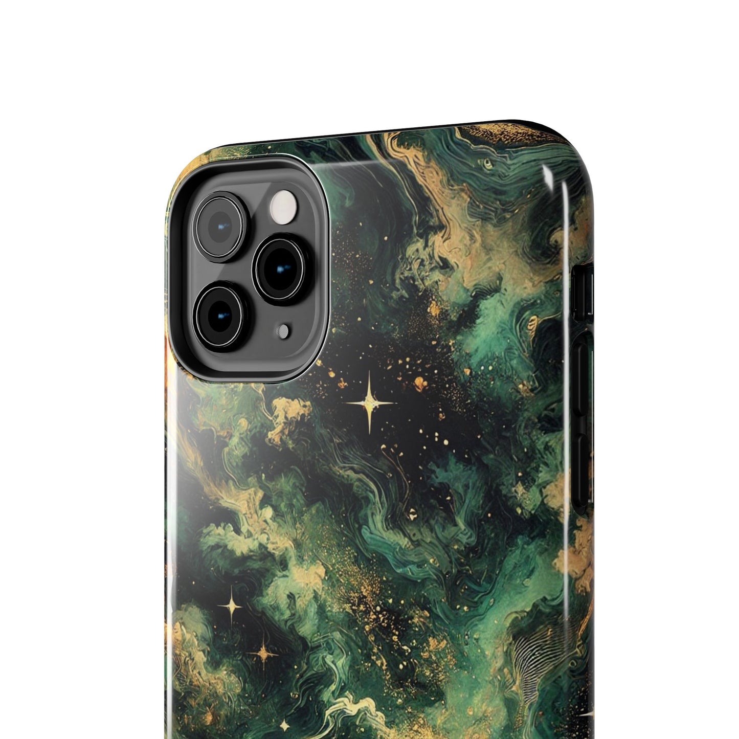 Golden Orbit Galaxy Tough Phone Case