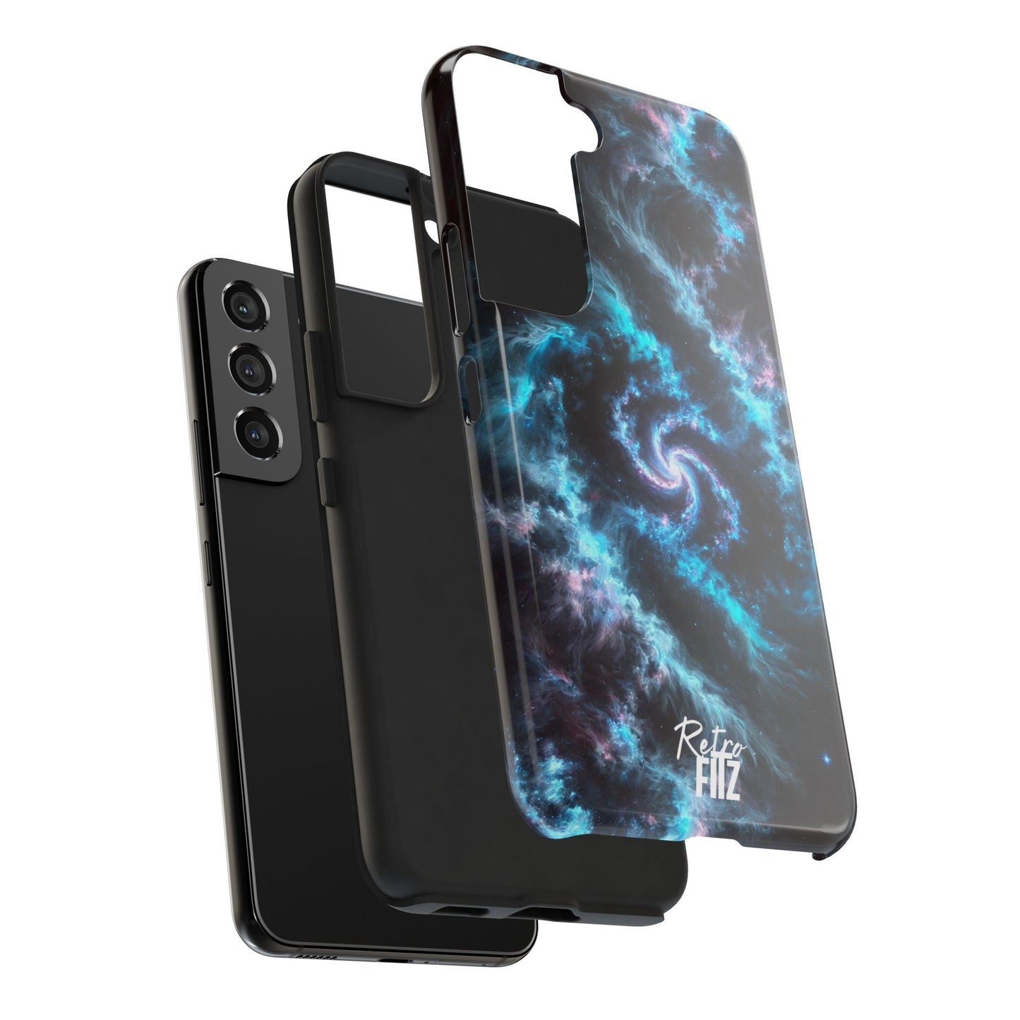 Blue Eclipse Galaxy Tough Phone Case