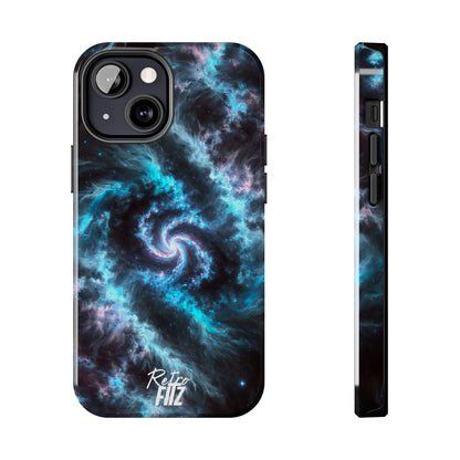 Blue Eclipse Galaxy Tough Phone Case