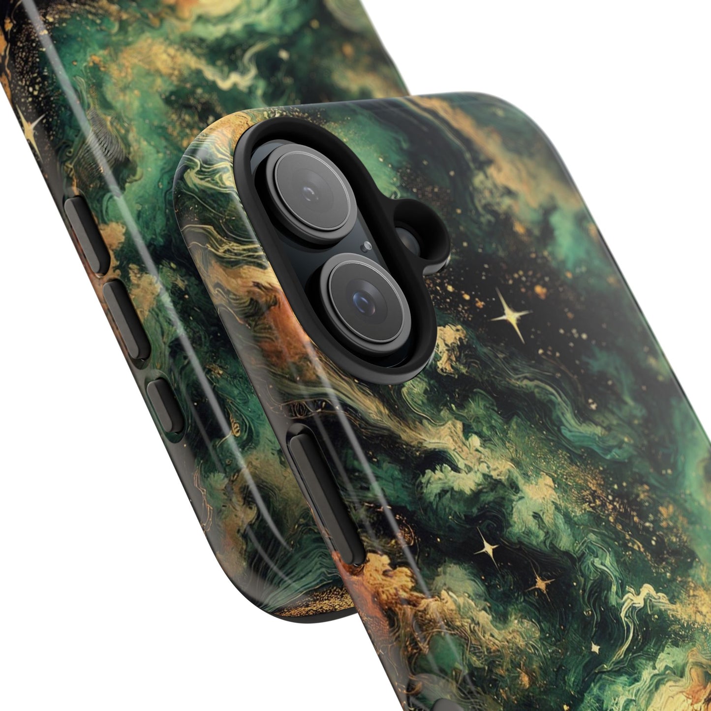 Golden Orbit Galaxy Tough Phone Case