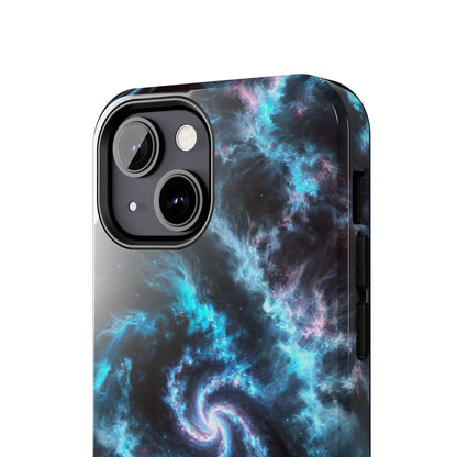 Blue Eclipse Galaxy Tough Phone Case