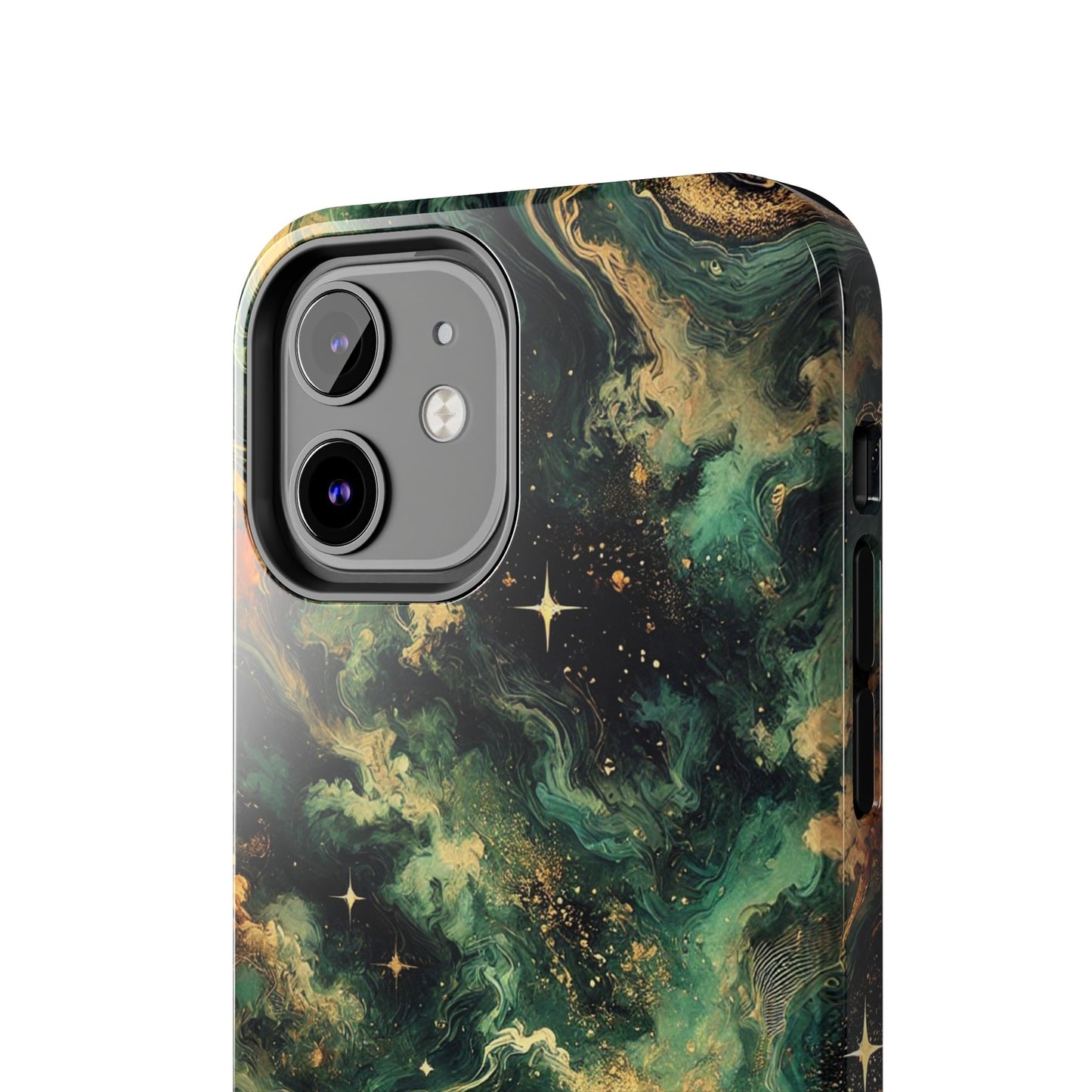 Golden Orbit Galaxy Tough Phone Case