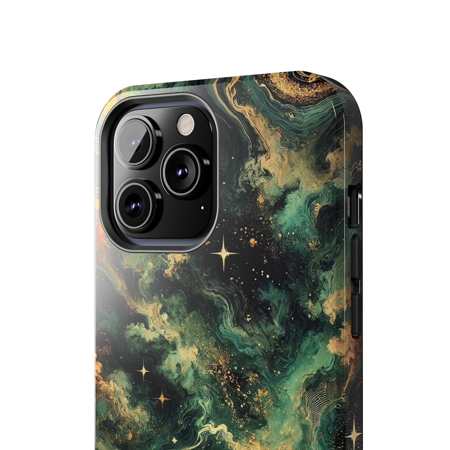 Golden Orbit Galaxy Tough Phone Case