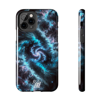 Blue Eclipse Galaxy Tough Phone Case