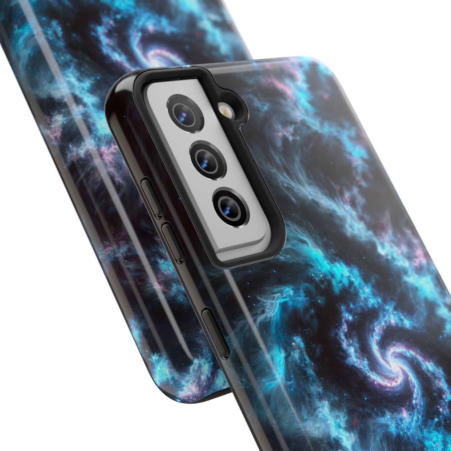 Blue Eclipse Galaxy Tough Phone Case