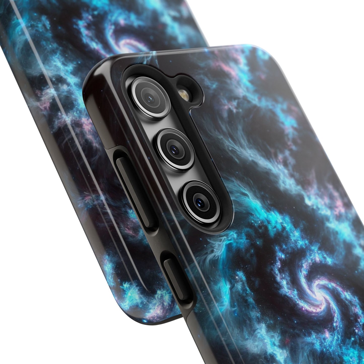 Blue Eclipse Galaxy Tough Phone Case