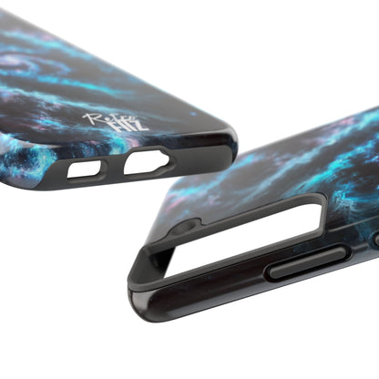 Blue Eclipse Galaxy Tough Phone Case