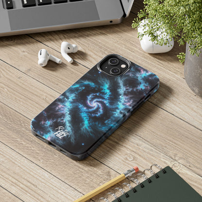 Blue Eclipse Galaxy Tough Phone Case