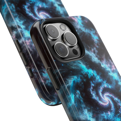 Blue Eclipse Galaxy Tough Phone Case