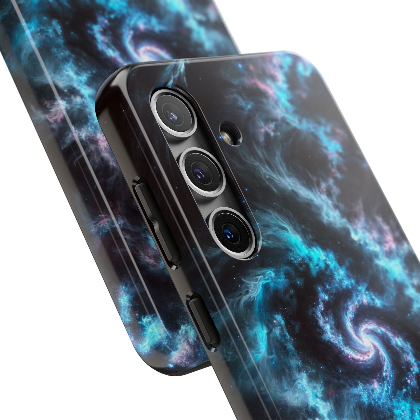 Blue Eclipse Galaxy Tough Phone Case