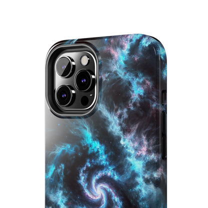 Blue Eclipse Galaxy Tough Phone Case