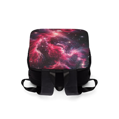 Lunar Rose Galaxy Casual Shoulder Backpack