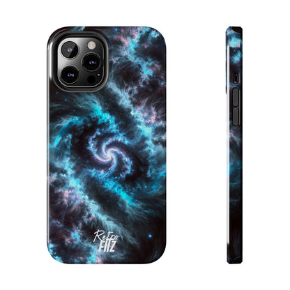 Blue Eclipse Galaxy Tough Phone Case