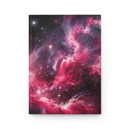 Lunar Rose Galaxy Hardcover Journal Matte