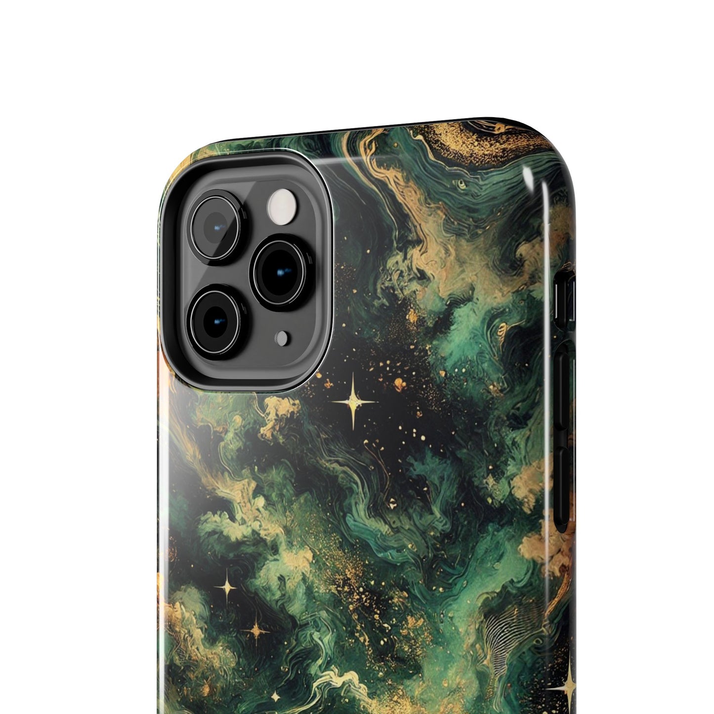 Golden Orbit Galaxy Tough Phone Case