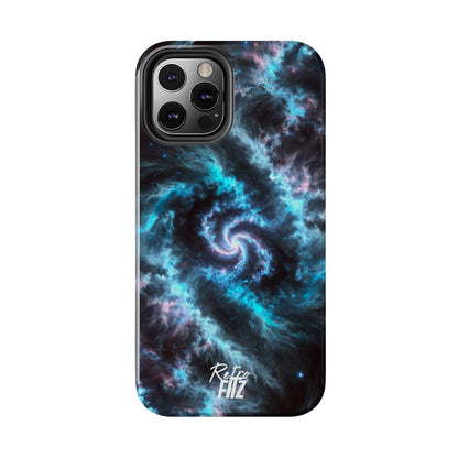 Blue Eclipse Galaxy Tough Phone Case