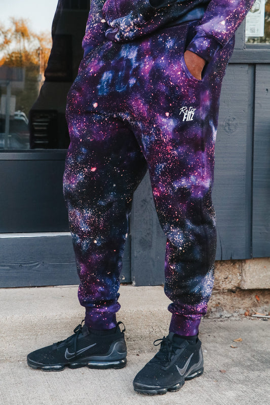 "Retro" Galaxy Joggers | Available in Leggings, Biker Shorts,