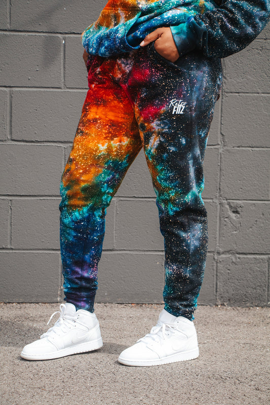 Galactic Rainbow Galaxy Joggers | Available in Leggings, Biker Shorts,