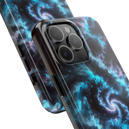 Blue Eclipse Galaxy Tough Phone Case