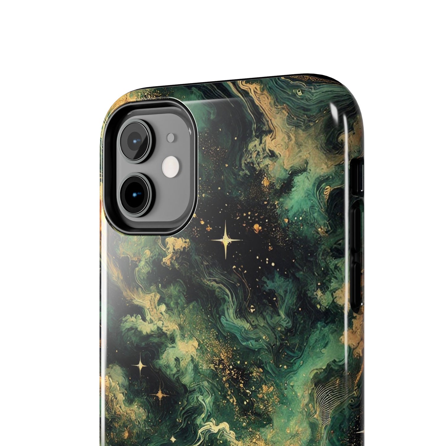 Golden Orbit Galaxy Tough Phone Case