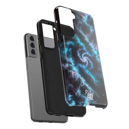 Blue Eclipse Galaxy Tough Phone Case