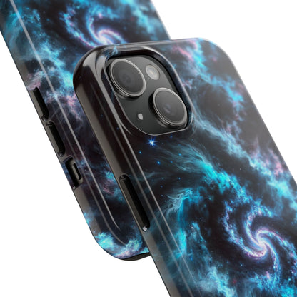 Blue Eclipse Galaxy Tough Phone Case