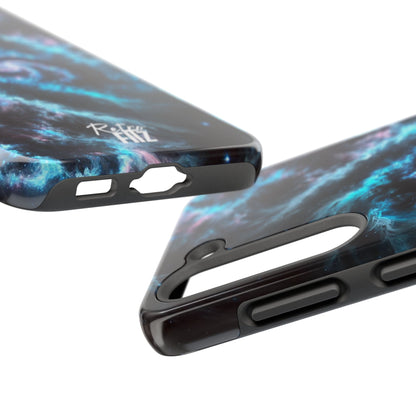 Blue Eclipse Galaxy Tough Phone Case