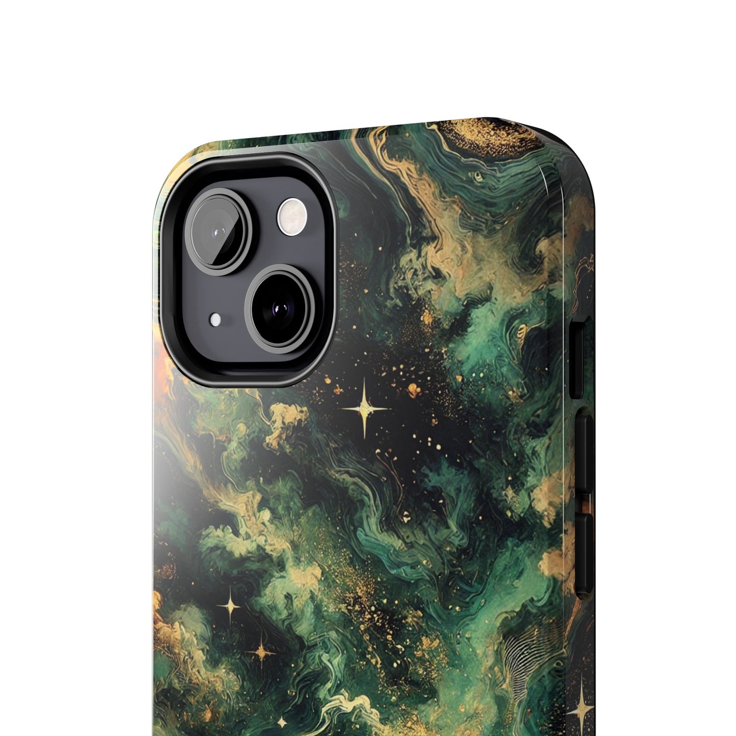 Golden Orbit Galaxy Tough Phone Case