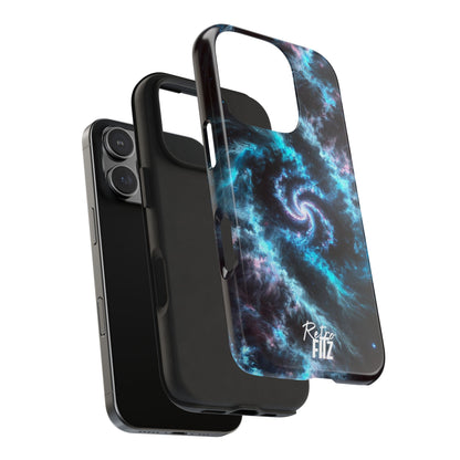 Blue Eclipse Galaxy Tough Phone Case