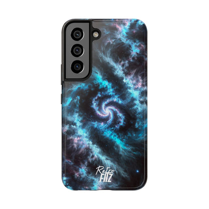 Blue Eclipse Galaxy Tough Phone Case