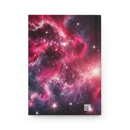 Lunar Rose Galaxy Hardcover Journal Matte